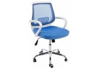 Кресло компьютерное Woodville Ergoplus белое / голубое