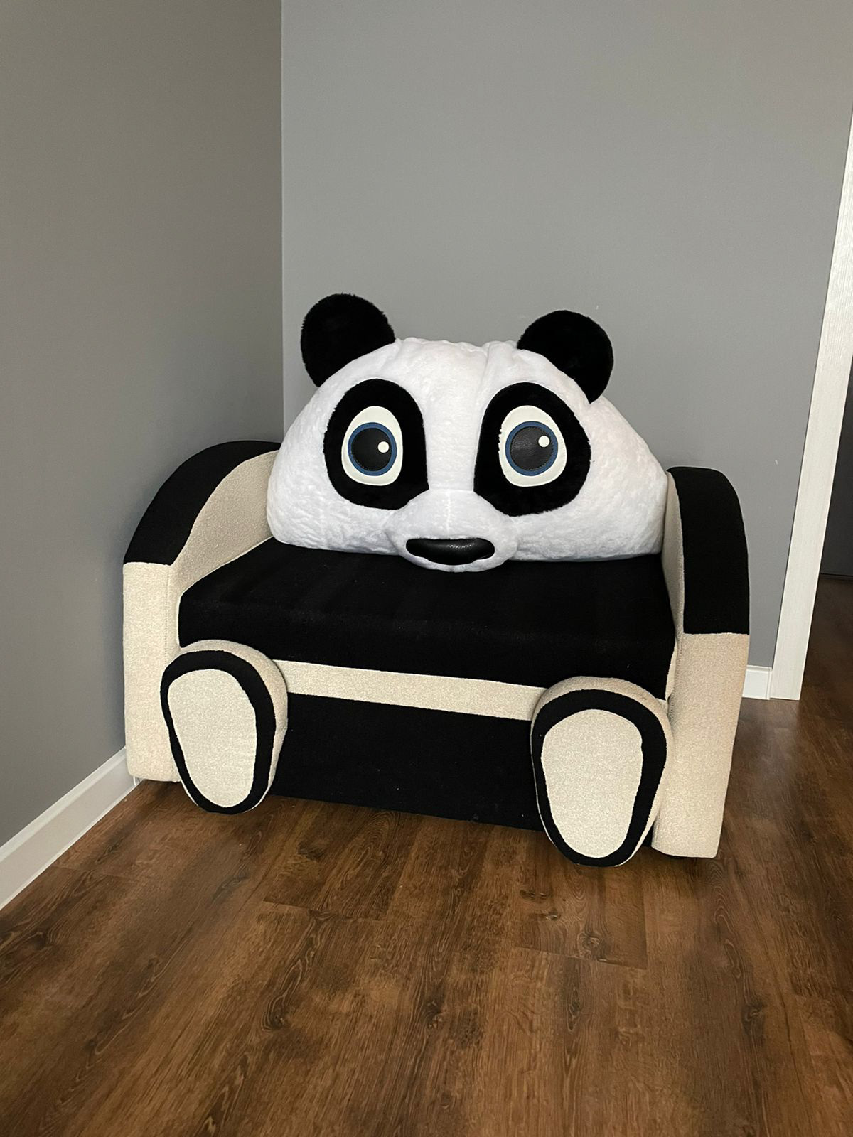 детское кресло мягкое панда