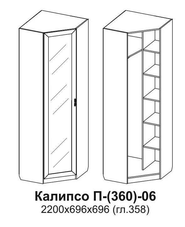 Угловой шкаф ширина 70 см