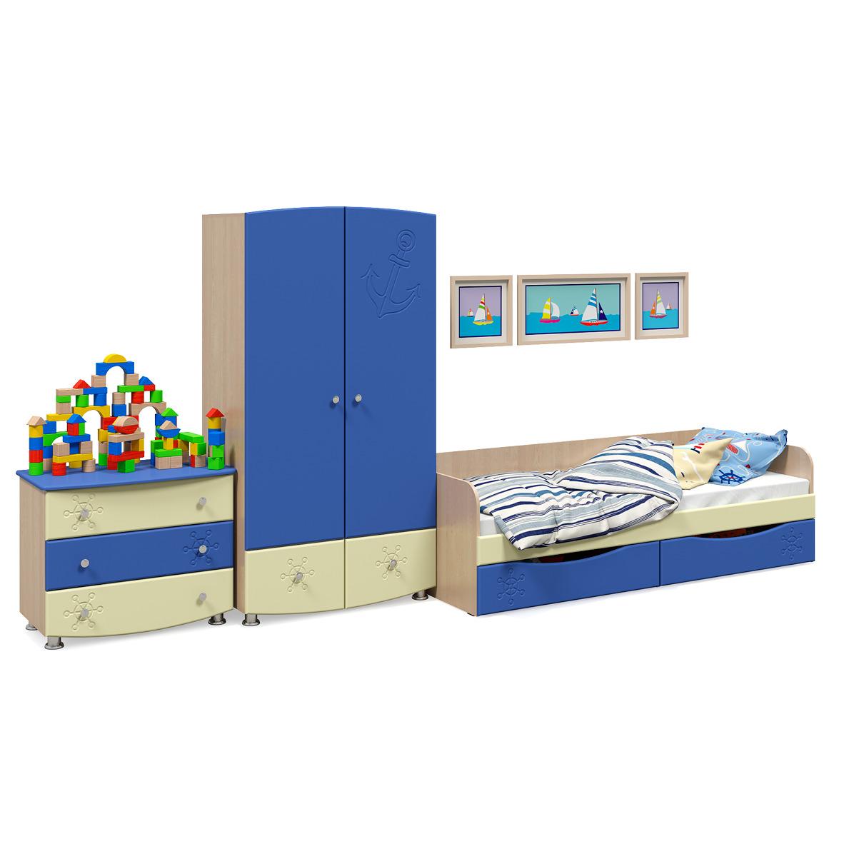 детский шкаф и кровать набор